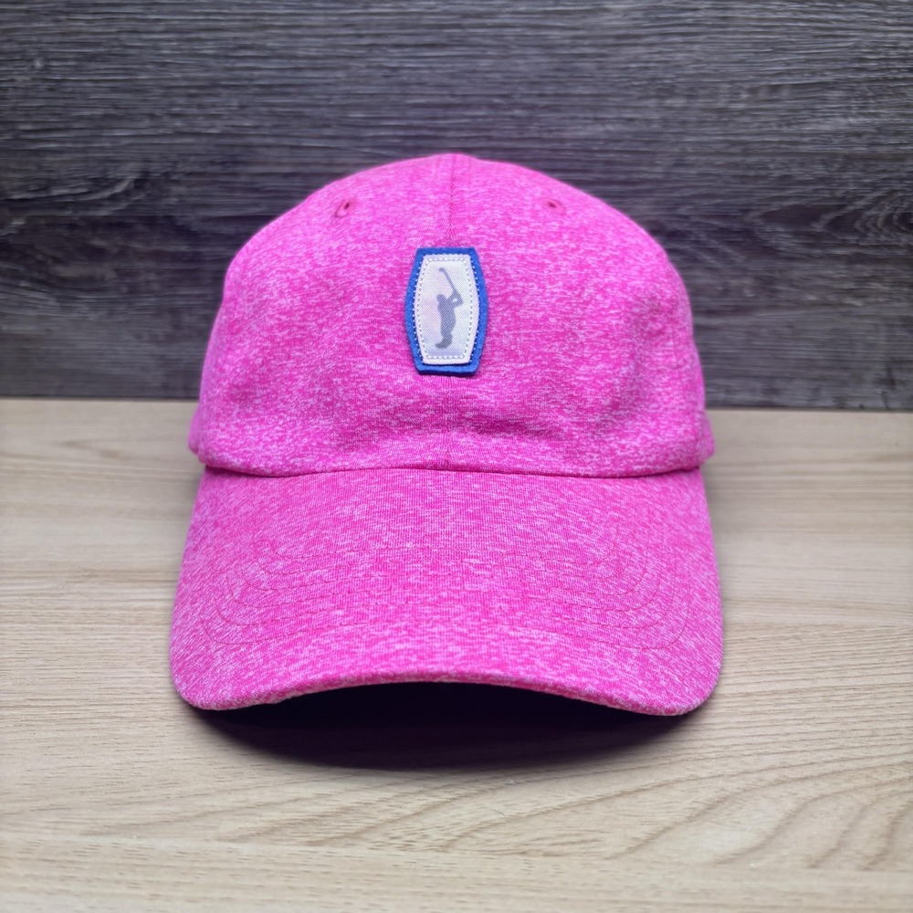 Imperial Golf Hat Cap Strap Back Womens Pink Heather Adjustable Embroidered